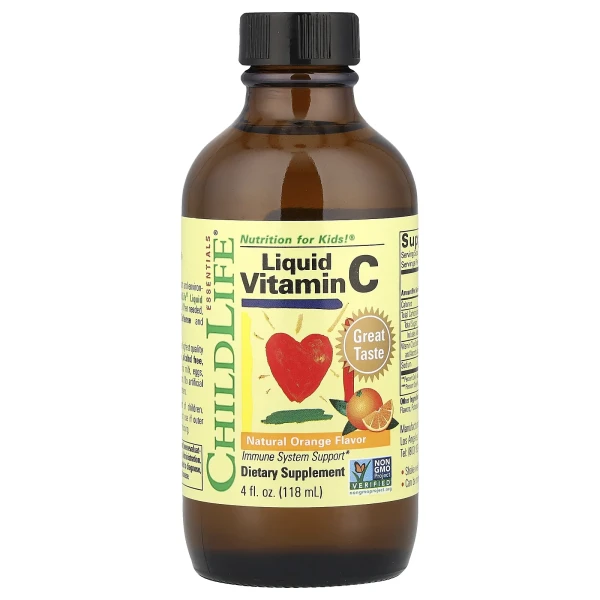 Витамин С жидкий (Liquid Vitamin C) 118 мл со вкусом апельсина