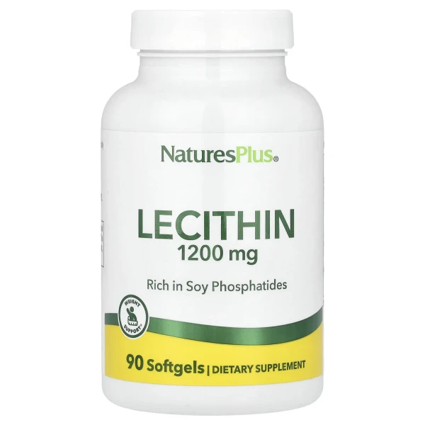 Лецитин Nature's Plus (Lecithin) 1200 мг 90 капсул