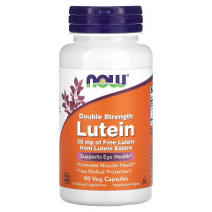 Лютеїн подвійна сила Now Foods (Lutein Double Strenght) 20 мг 90 капсул