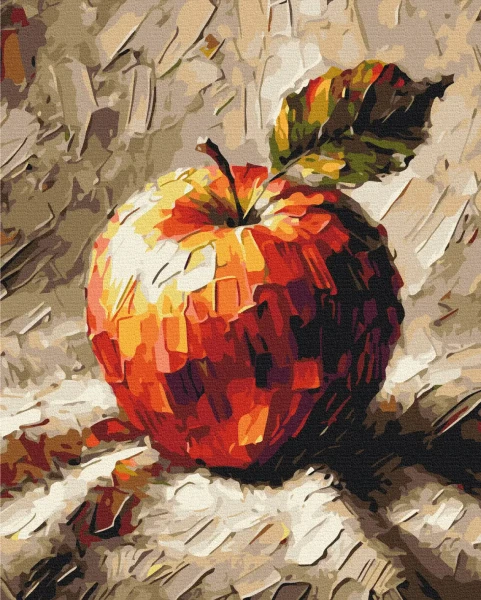 Картина за номерами Яблуко © Oleg Loburak  Brushme 40x50