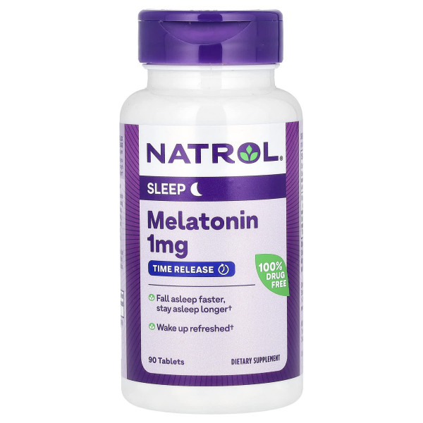 Мелатонин 1 мг Натрол (Melatonin Natrol) 90 таблеток