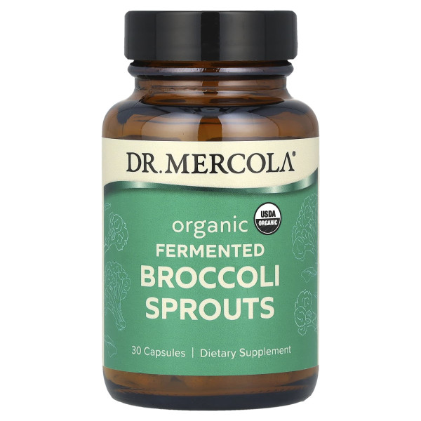Ферментовані паростки брокколі Dr. Mercola (Fermented Broccoli Sprouts) 30 капсул