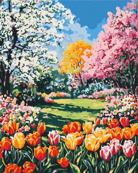 Картина по номерам Очарование весны 40x50 Brushme