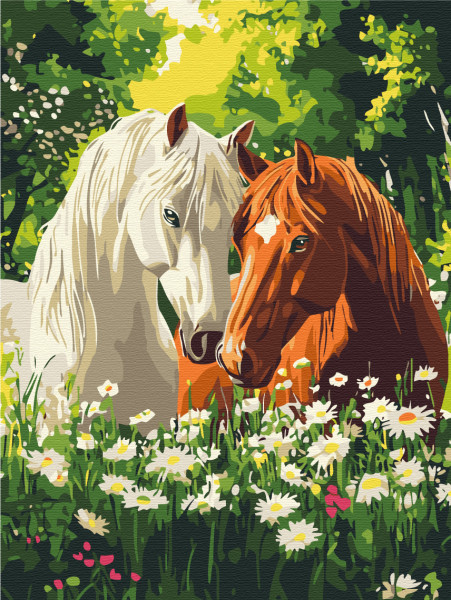 Картина по номерам Тишина цветущих утр 30x40 Brushme