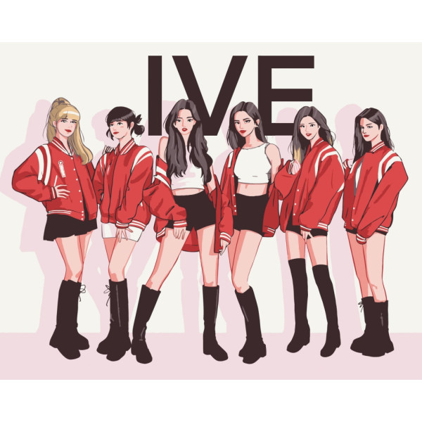 Картина за номерами IVEK-pop група 40x50 см Art Craft