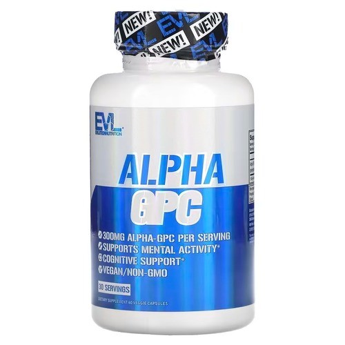 Альфа ГПХ EVLution Nutrition (Alpha GPC) 60 растительных капсул