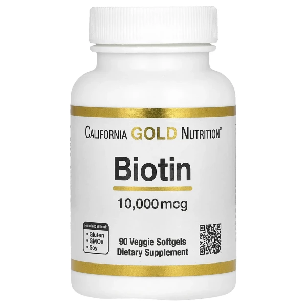 Біотин (Biotin) 10000 мкг 90 капсул