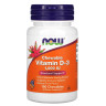Вітамін Д3 Now Foods (Chewable Vitamin D-3) 1000 МО 180 жувальних таблеток із фруктовим смаком