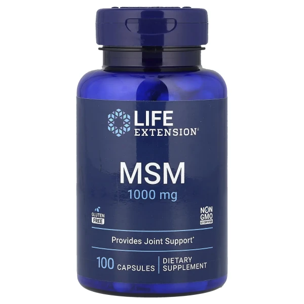 МСМ Life Extension (MSM) 1000 мг 100 капсул