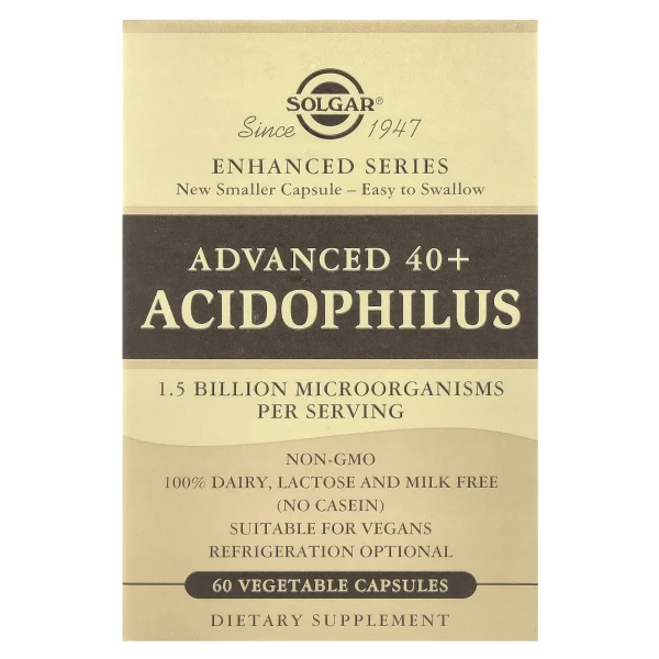 Пробіотики (Advanced 40+ Acidophilus) 1,5 млрд КУО 60 капсул