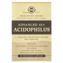 Пробіотики (Advanced 40+ Acidophilus) 1,5 млрд КУО 60 капсул
