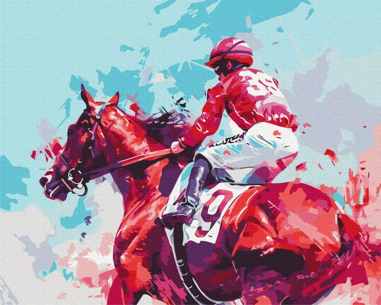 Картина за номерами Вершник перемоги 40x50 Brushme