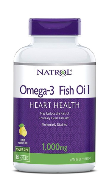 Рыбий жир Natrol (Omega-3 Fish Oil) 1000 мг 150 капсул