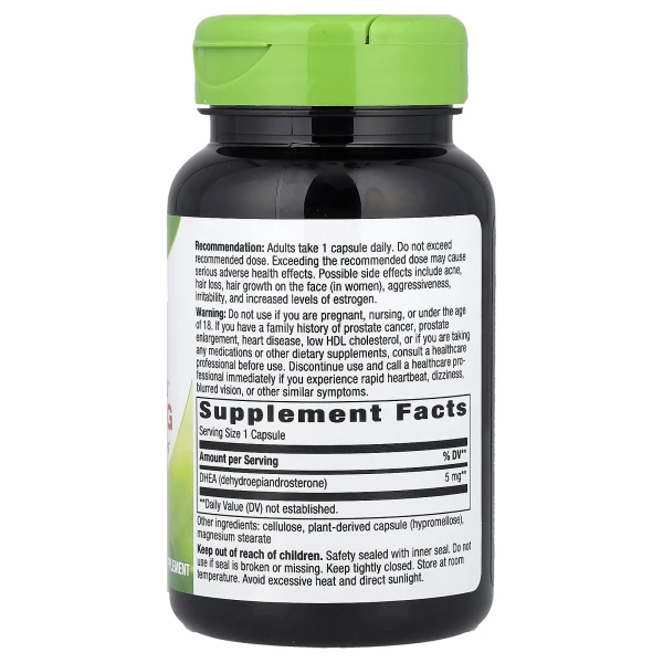 ДГЕА Nature's Way (Youthful You™ DHEA) 5 мг 60 веганських капсул