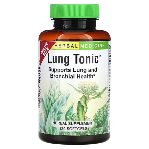 Тоник для легких, Lung Tonic, Herbs Etc., 120 мягких таблеток
