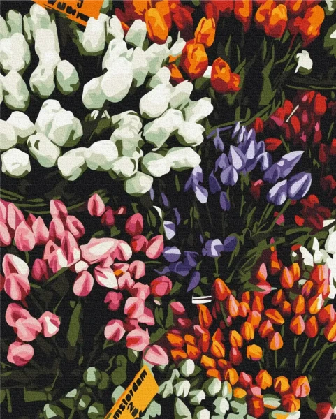 Картина за номерами Ярмарка тюльпанів  Brushme 48x60