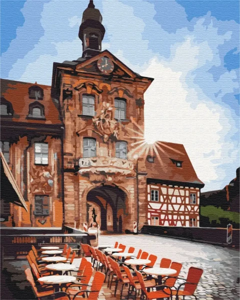 Картина за номерами Стара ратуша Бамберга  Brushme 40x50