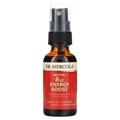 Вітамін B12 Dr. Mercola (B12 Energy Boost) 25 мл зі смаком ожини