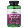 Глюкозамін, Хондроїтин і МСМ Swanson (Glucosamine, Chondroitin and Msm) 120 таблеток
