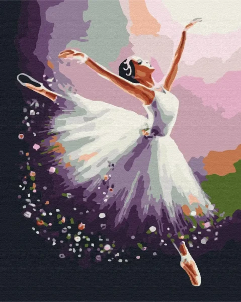 Картина за номерами Чарівна балерина  Brushme 40x50