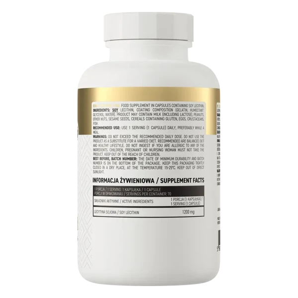 Лецитин Ostrovit Lecithin 1200 мг 70 капсул