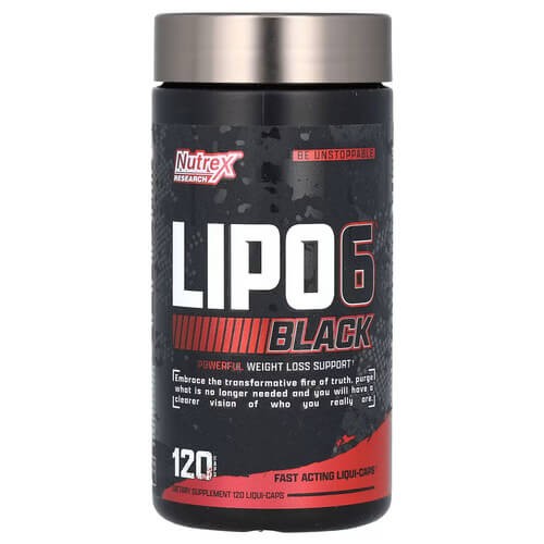 Жиросжигатель Nutrex (Lipo-6 Black) 120 капсул