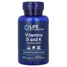 Вітамін Д3 і K з йодом Life Extension (Vitamins D3 and K with sea-iodine) 5000 МО / 2100 мкг / 1000 мкг 60 капсул