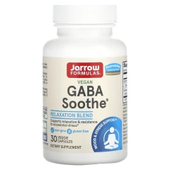 ГАМК (Гамма-аміномасляна кислота) Jarrow Formulas (GABA Soothe) 100 мг 30 капсул
