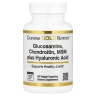Глюкозамин, хондроитин, МСМ и гиалуроновая кислота California Gold Nutrition (Glucosamine Chondroitin, MSM plus Hyaluronic Acid) 60 капсул