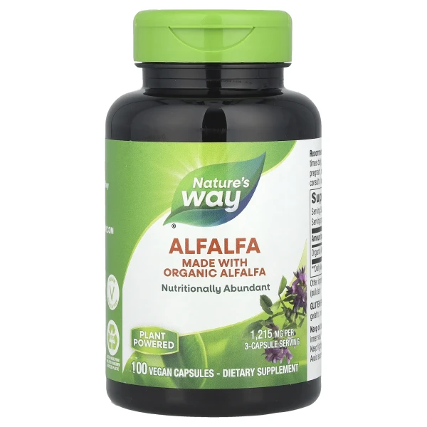 Люцерна Nature's Way (Alfalfa) 1215 мг 100 капсул