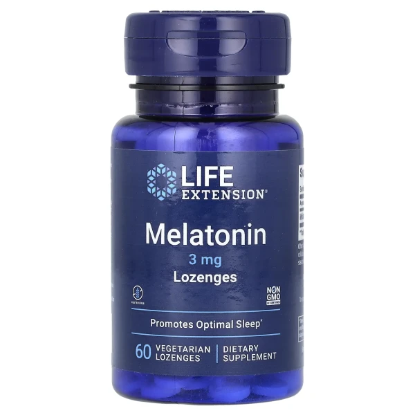 Мелатонин Life Extension (Melatonin) 3 мг 60 леденцов