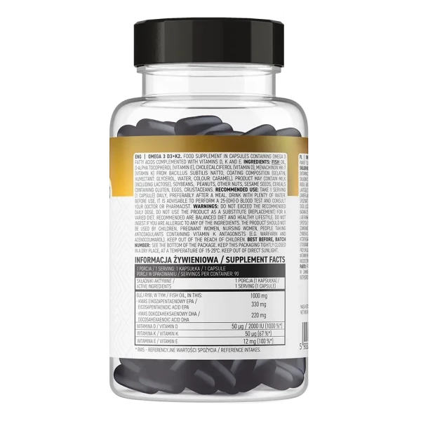 Ostrovit Омега 3 D3+K2 Omega 3 D3+K2 90 капсул