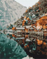 Картина за номерами Вид на Гальштат 40x50 Brushme