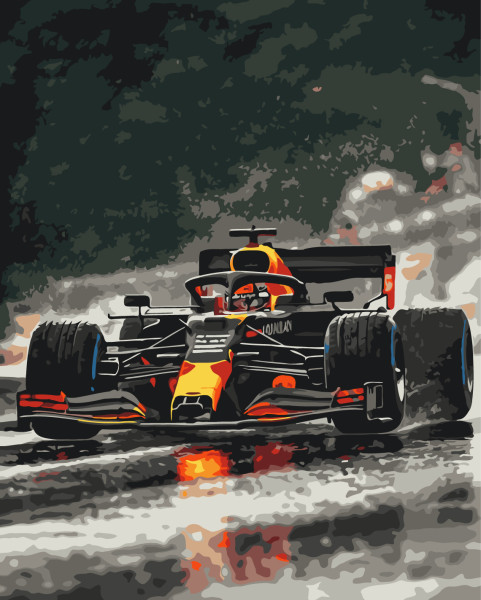 Картина за номерами Формула адреналіну 40x50 Brushme