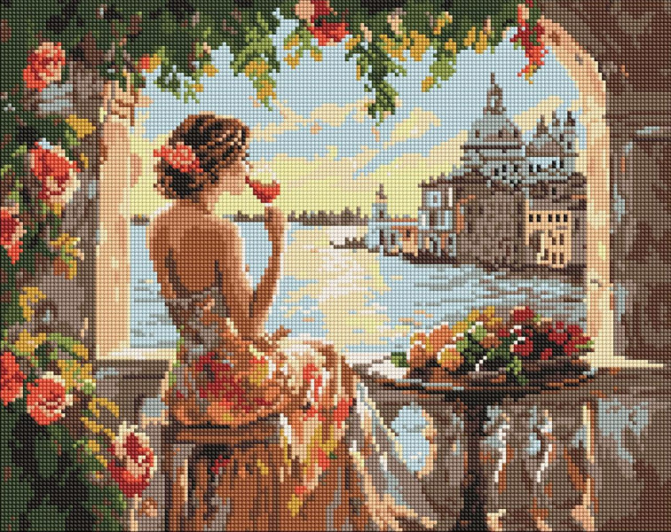 Алмазна мозаїка/вишивка Вид на мрію 40x50 Ideyka