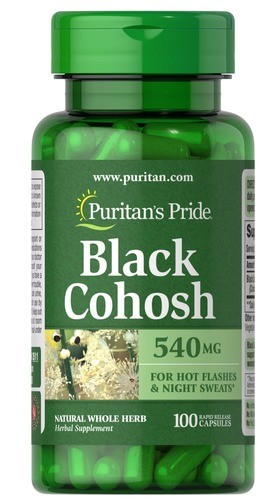Циміцифуга 540 мг Puritan's Pride (Black Cohosh) 100 капсул