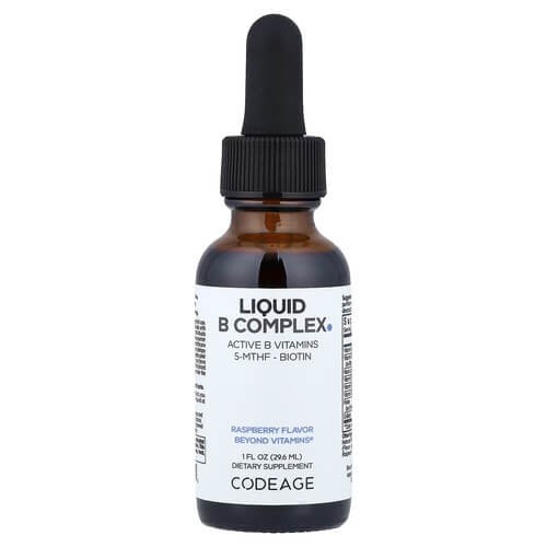 Рідкий комплекс вітамінів B Codeage (Liquid B Complex) 29,6 мл