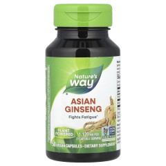 Азіатський женьшень Nature's Way (Asian Ginseng) 1120 мг 50 капсул