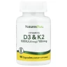 Вітамін D3 і K2 Nature's Plus (Vit D3/Vit K2) 1000 МО/100 мкг 90 капсул