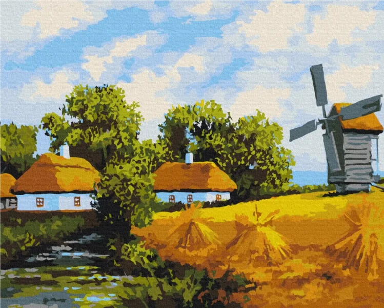 Картина по номерам Ржаной день Brushme 48x60