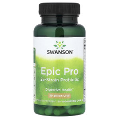 Пробіотики Swanson (Epic Pro) 30 млрд КУО 30 капсул