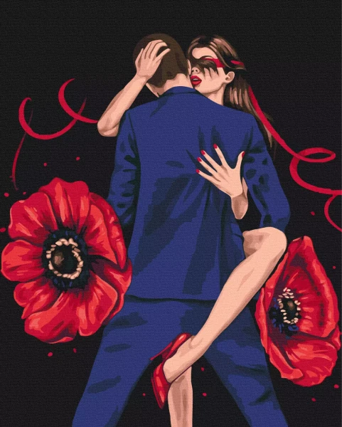Картина по номерам Момент страсти © Alla Berezovska 40x50 Brushme