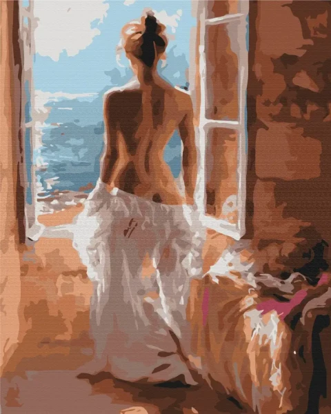 Картина за номерами Оголений ранок  Brushme 48x60