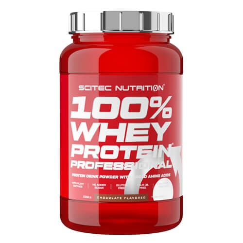Сывороточный протеин 100% Scitec Nutrition (Whey Protein Professional) 920 г со вкусом клубники
