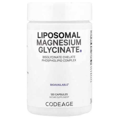 Гліцинат магнію ліпосомальний Codeage (Liposomal Magnesium Glycinate) 120 капсул