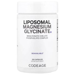 Гліцинат магнію ліпосомальний Codeage (Liposomal Magnesium Glycinate) 120 капсул