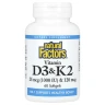 Витамин D3 и K2 Natural Factors (Vitamin D3 & K2) 1000 МЕ / 120 мкг 60 капсул