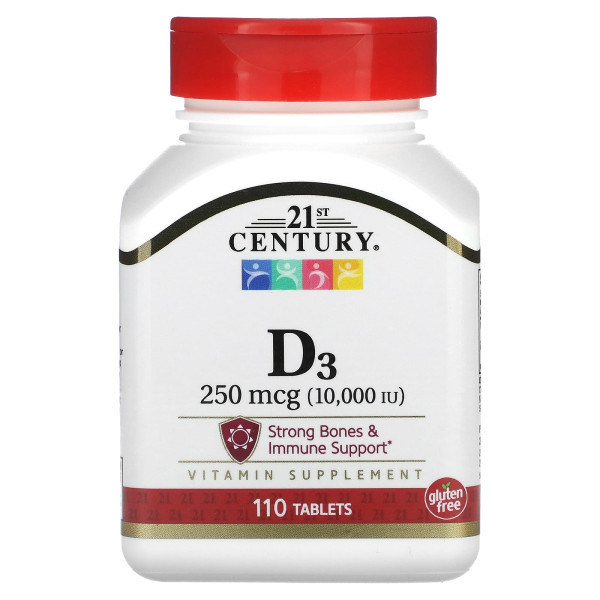Вітамін Д3 (Vitamin D3) 10000 МО 110 таблеток
