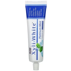 Зубная паста-гель с мятой и пищевой содой Now Foods (Platinum Mint Toothpaste Gel) 181 г