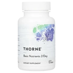 Мультивітаміни та мультимінерали формула Thorne (Basic Nutrients 2Day) 60 капсул